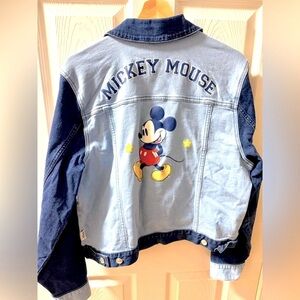 NEW Disney Mickey Mouse Denim Jacket